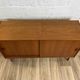 Scandinavian mid-length teak teak row, 60s