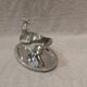 Beautiful silver-plated gravy boat by Christofle Malmaison, Eagle