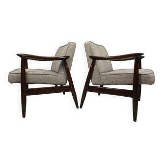Vintage gfm-87 armchairs by juliusz kędziorek set of 2