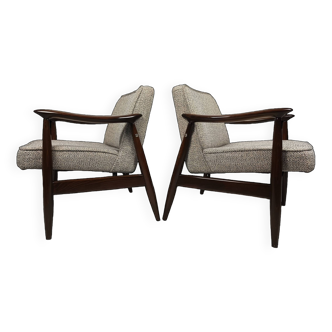 Vintage gfm-87 armchairs by Juliusz Kędziorek set of 2
