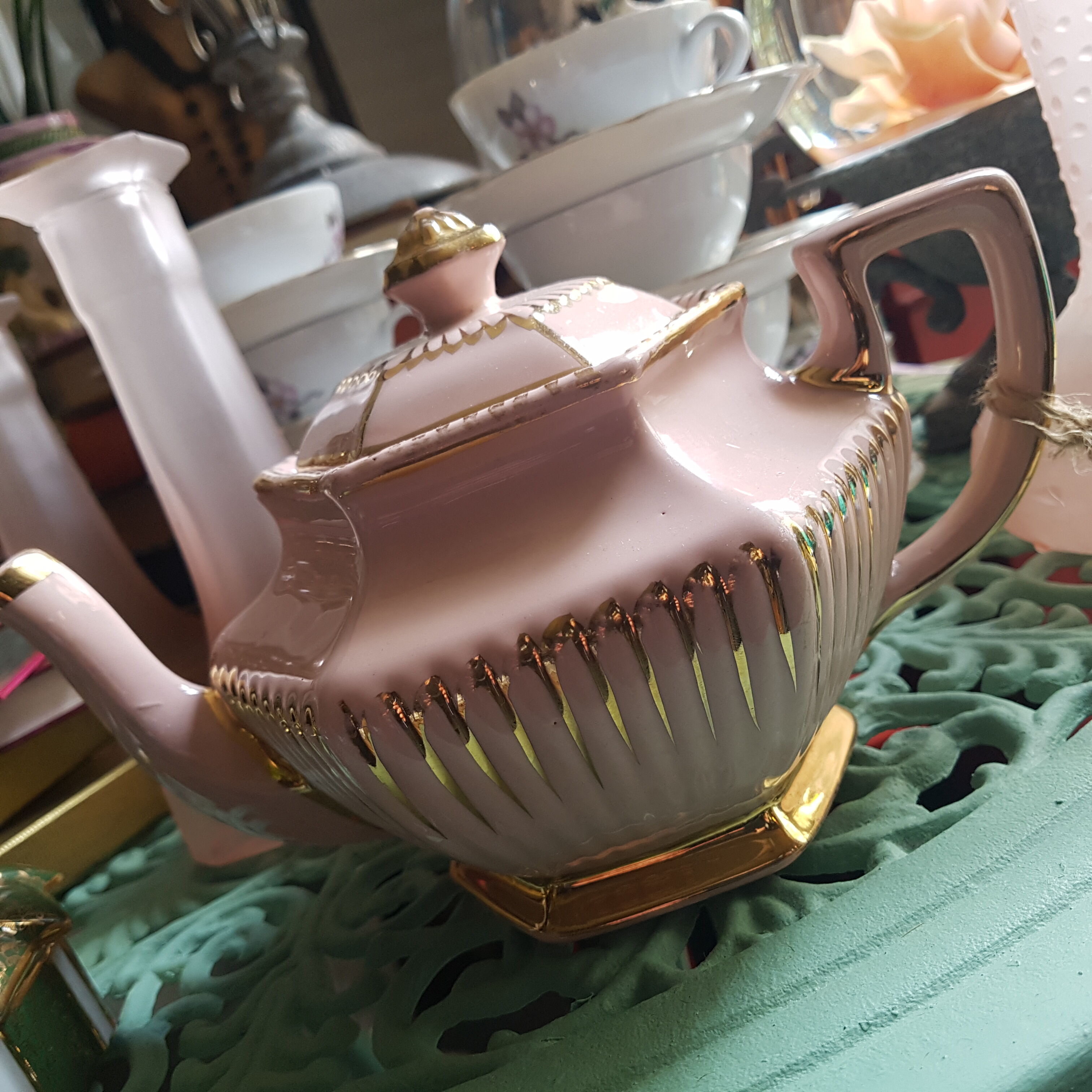 English porcelain teapot