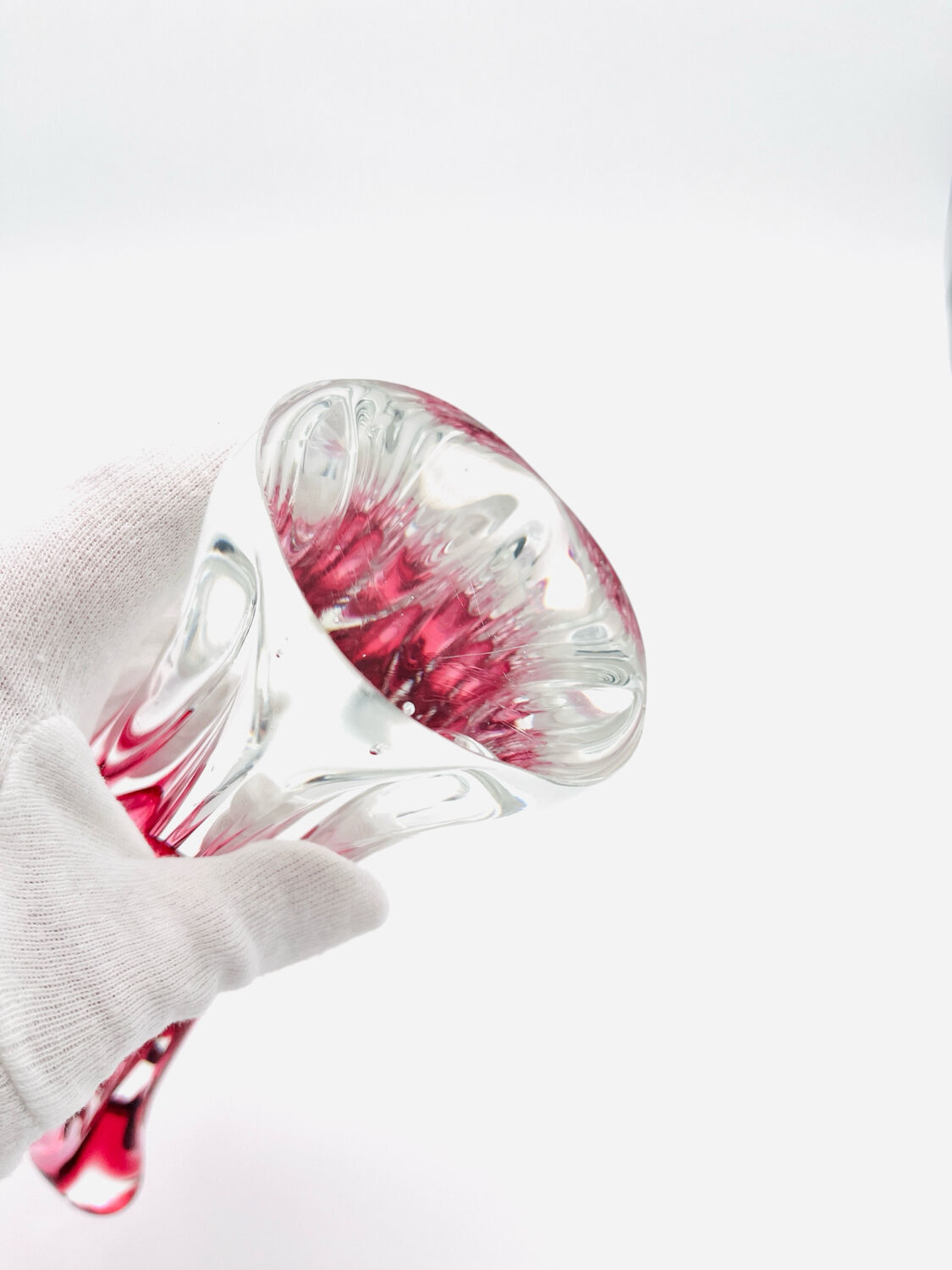 Sculptural vase 'Star' - Josef Hospodka for Chřibská Glassworks - Bohemia