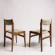Lot de 4 chaises scandinaves Erik Buch des années 60/70