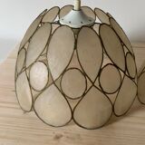 Vintage mother-of-pearl pendant lamp