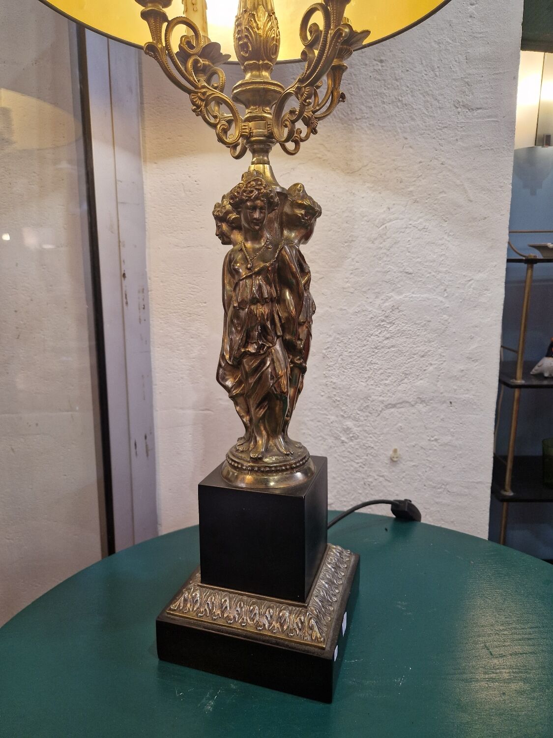 Bronze lamp by Loevsky and Loevsky