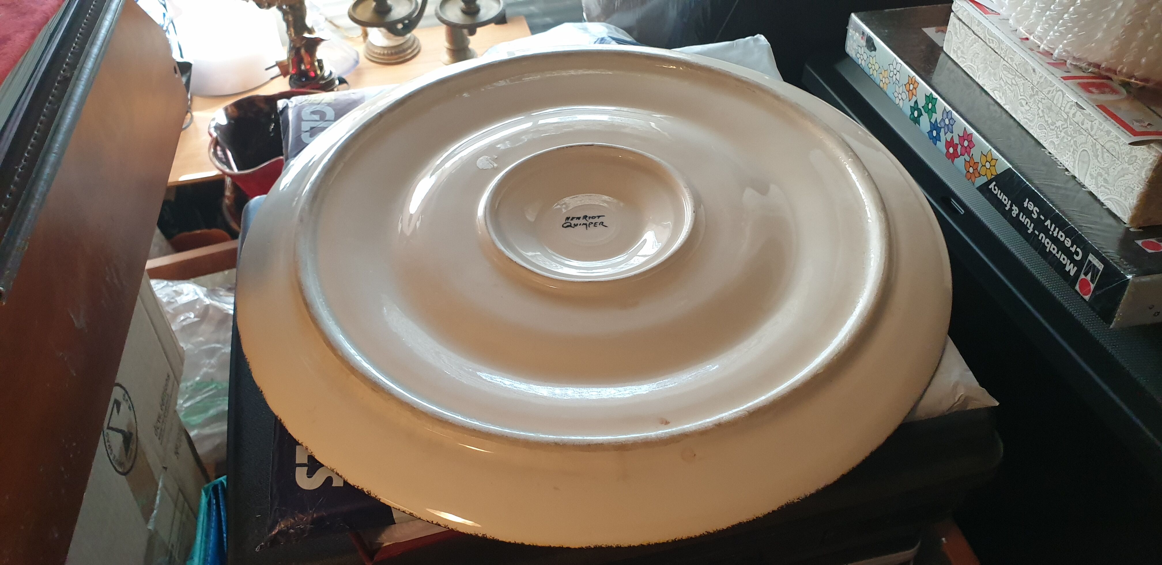 Quimper oyster platter