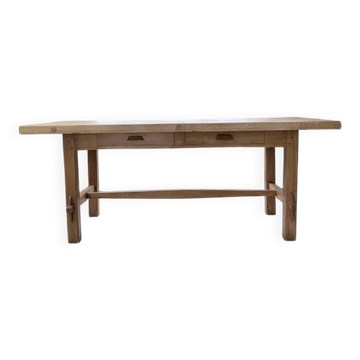 Table mobilier montagne 1950 hêtre massif