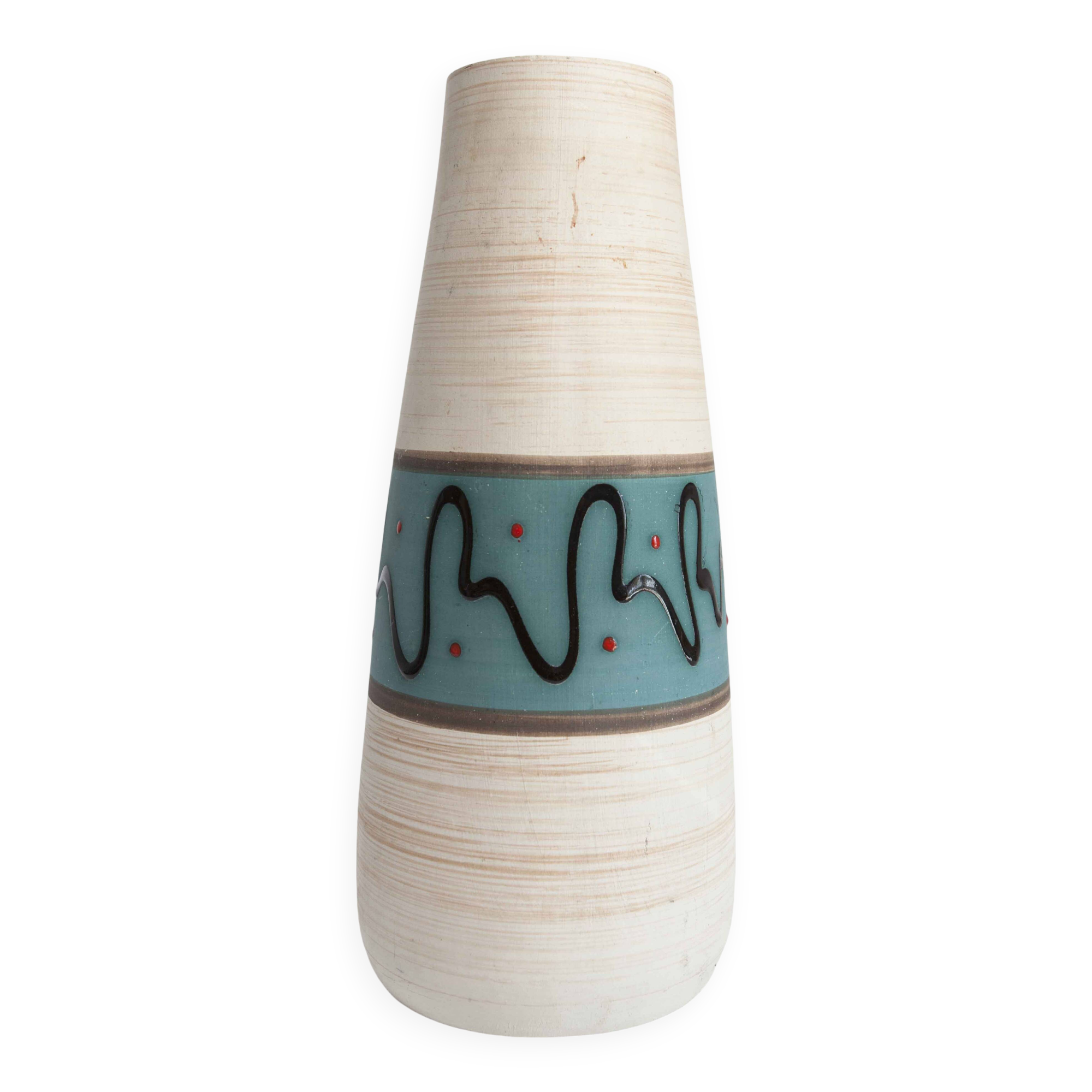 Large West Germany vase 1950 34cm ceramic