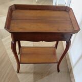 Side table – End table – Mahogany – Raised edge top – 1 drawer