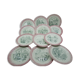 Set de 12 assiettes Digoin Sarreguemines XIXème les fleurs french flowers plates