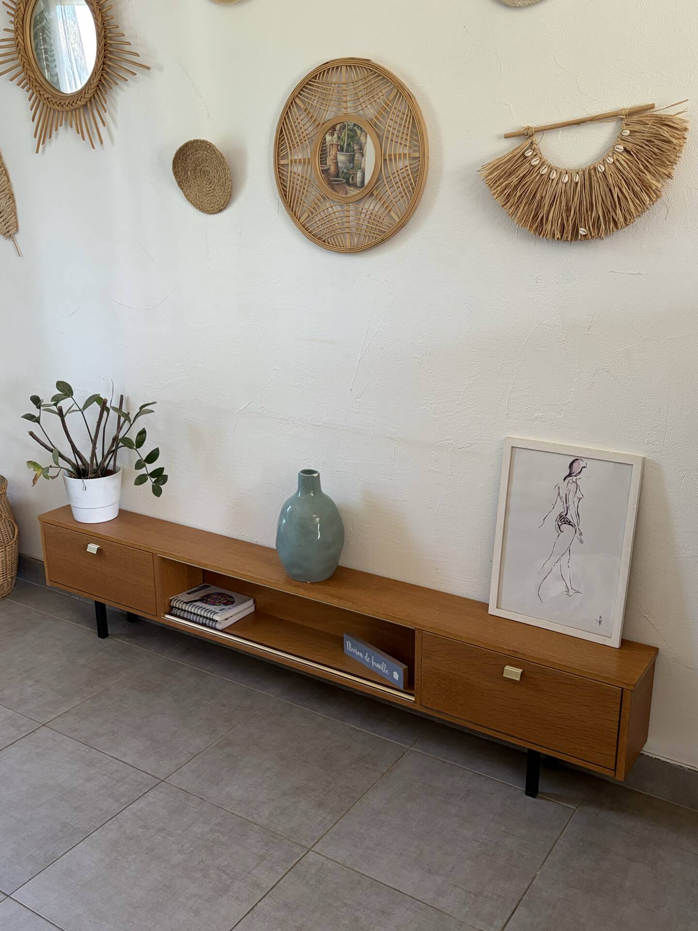 Enfilade basse vintage ( peu profonde )