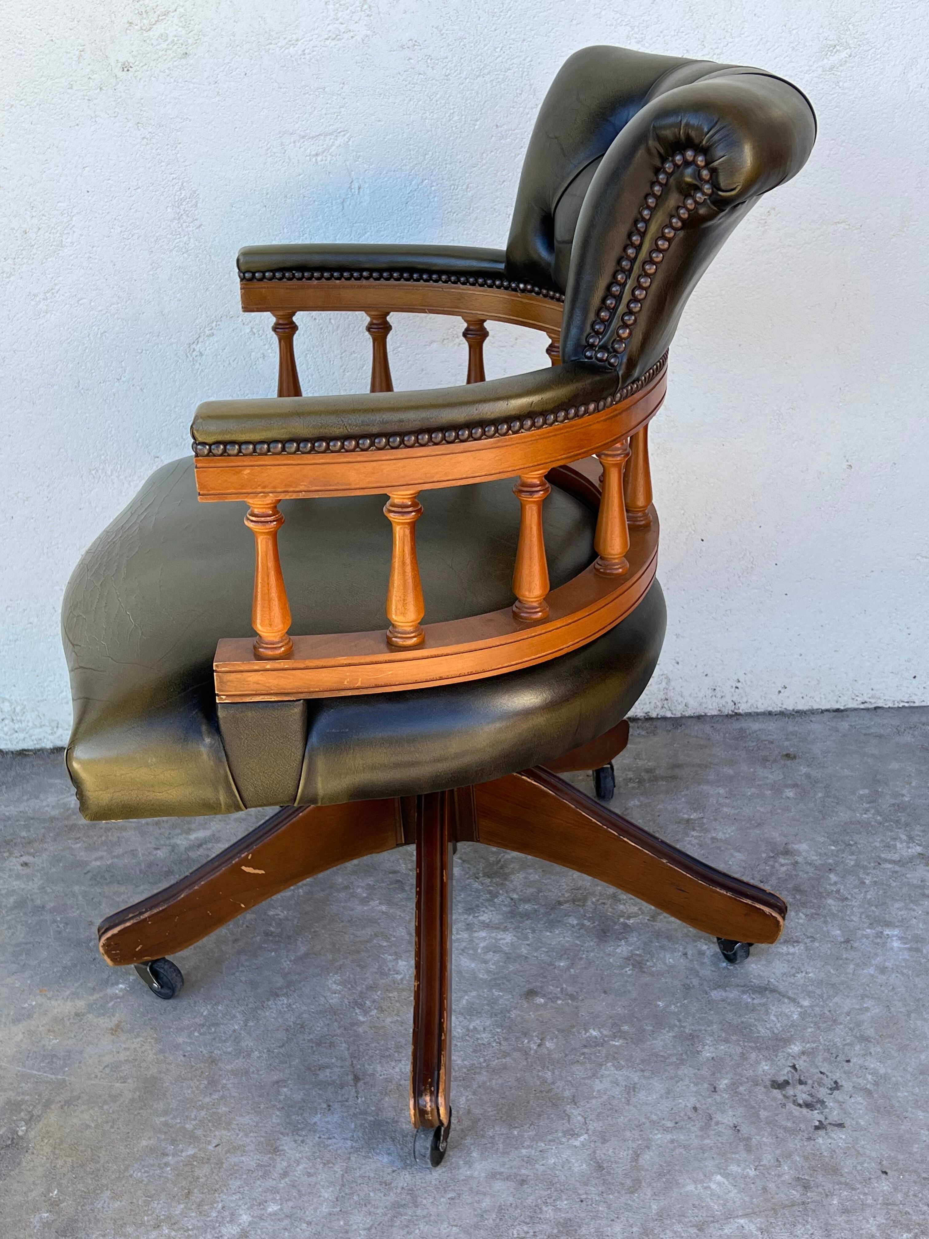 Fauteuil de bureau anglais