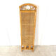 Bamboo room divider or folding screen, 1970s