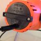 Orange infrared lamp by Condel / vintage 70s