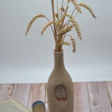 Terracotta vase with crushed glass