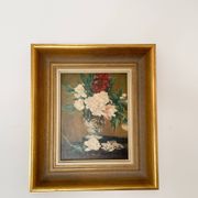 Canvas reproduction of "Vase of Peonies" by Manet - 1973