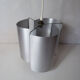 Max Sauze design brushed aluminum hanging lamp