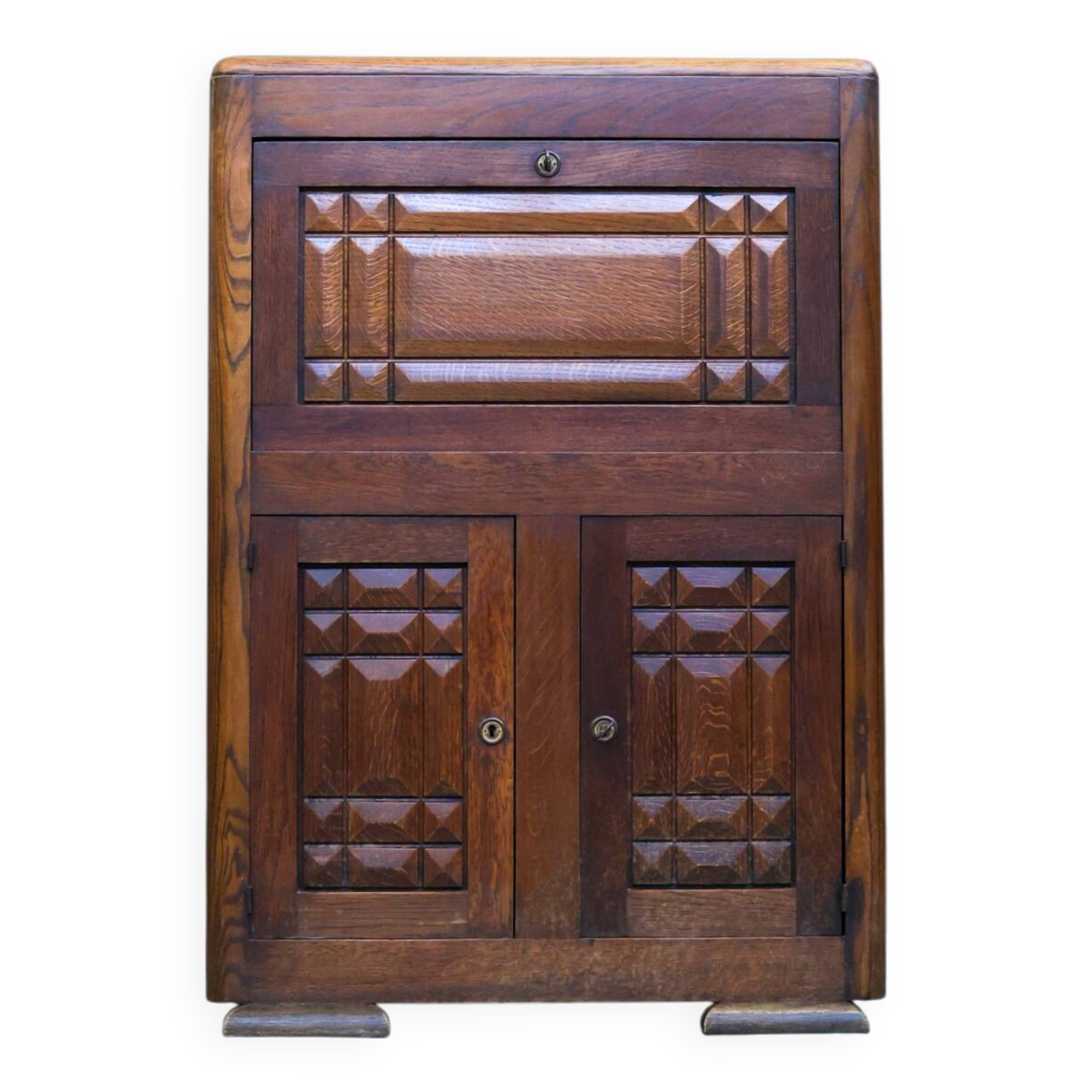 ART DECO cabinet in style of CHARLES DUDOUYT 1940s