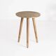 Table d'appoint en laiton fait main : table d'accent moderne du milieu du siècle