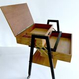 Scandinavian Wood Bar Cart Trolley