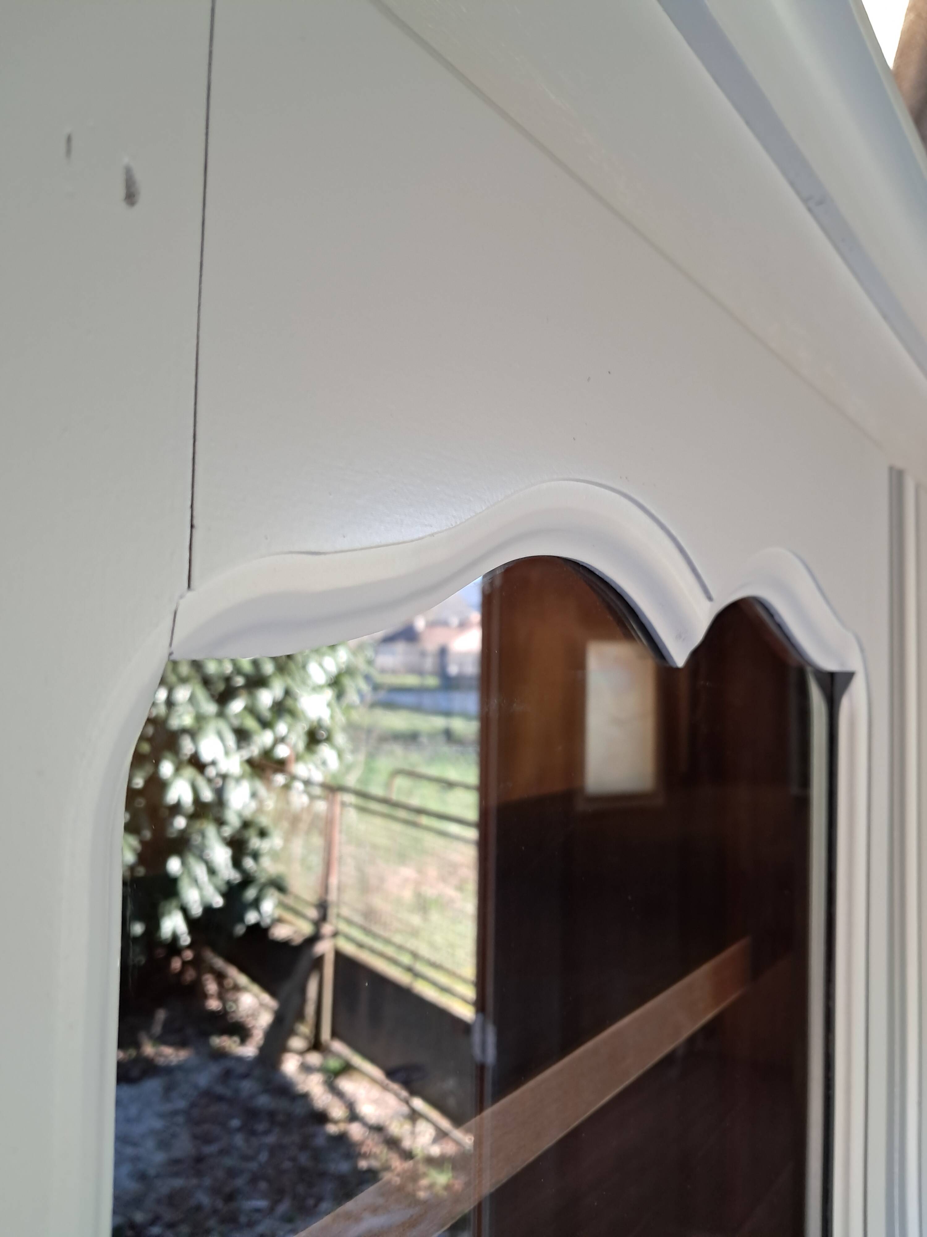 Small renovated beech bookshelf