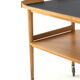 mid century modern wooden Trolley with removable tray