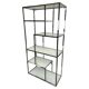 Mid-century modern chrome shelf by Milo Baughman