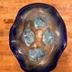 Blown glass basin signed Massimiliano Schiavon Murano Venice