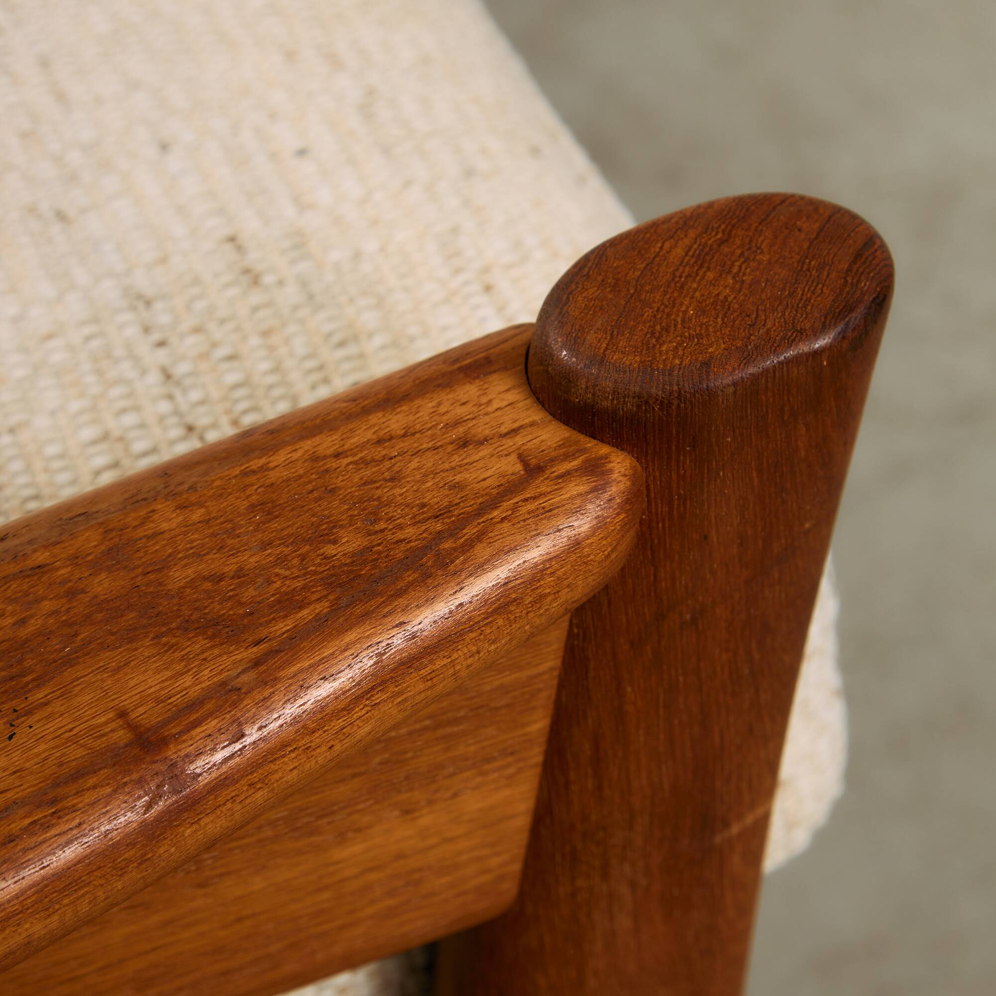 Dyrlund Three-Seater Sofa in Solid Teak