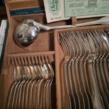 Christofle silver-plated cutlery set Vendôme 61 pieces