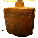 Terracotta lamp byhemut schäffenacker 1960