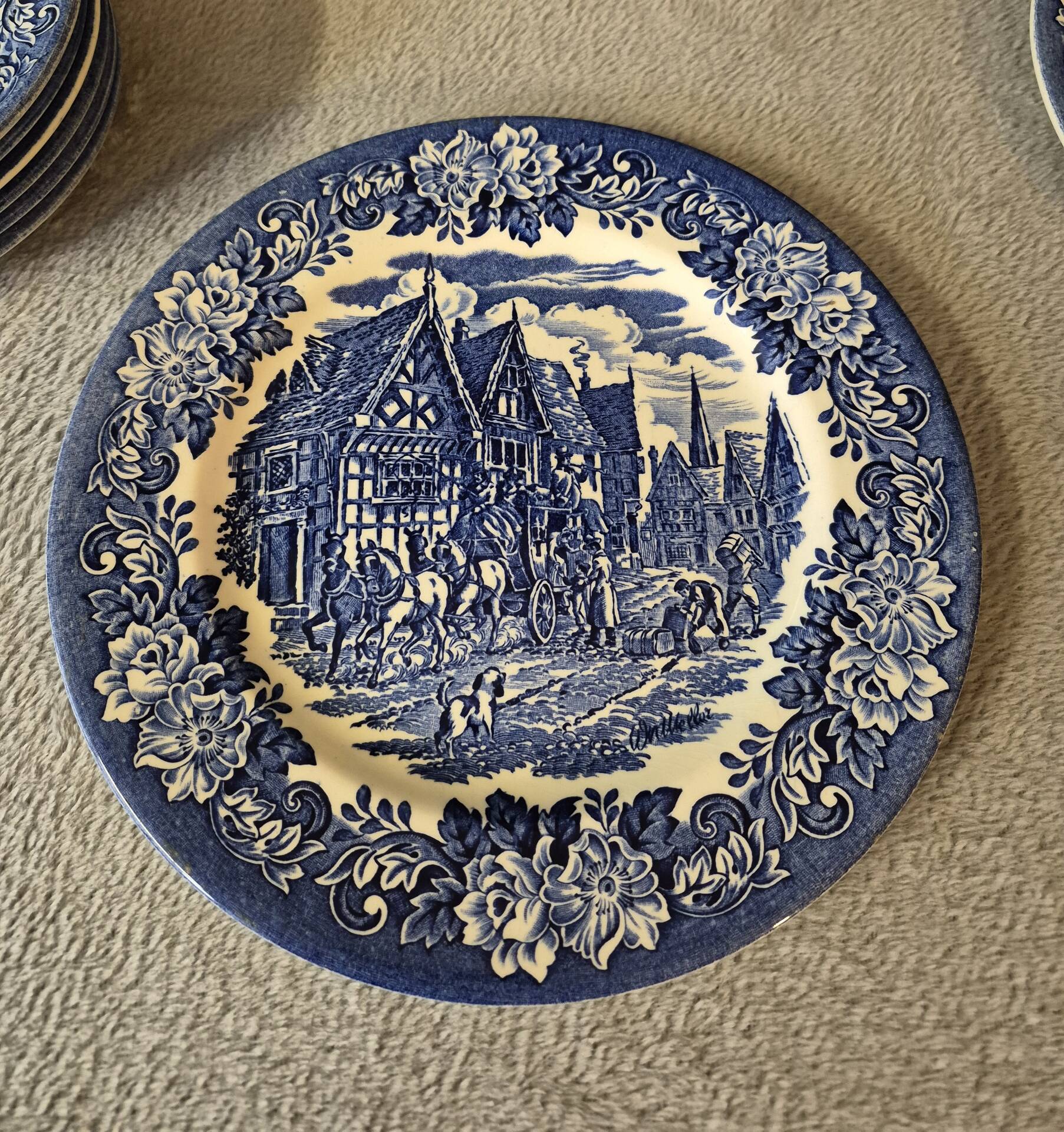 Pierre de Fer EIT ENGLAND Vintage Dinnerware Service 70s/80s