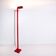 Lampadaire rouge vif, années 1980