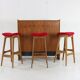 Set de bar sec design danois par Johannes Andersen pour Skaaning & Søn