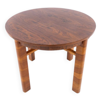 Round table from the 20th century in Art Deco style, Poland.