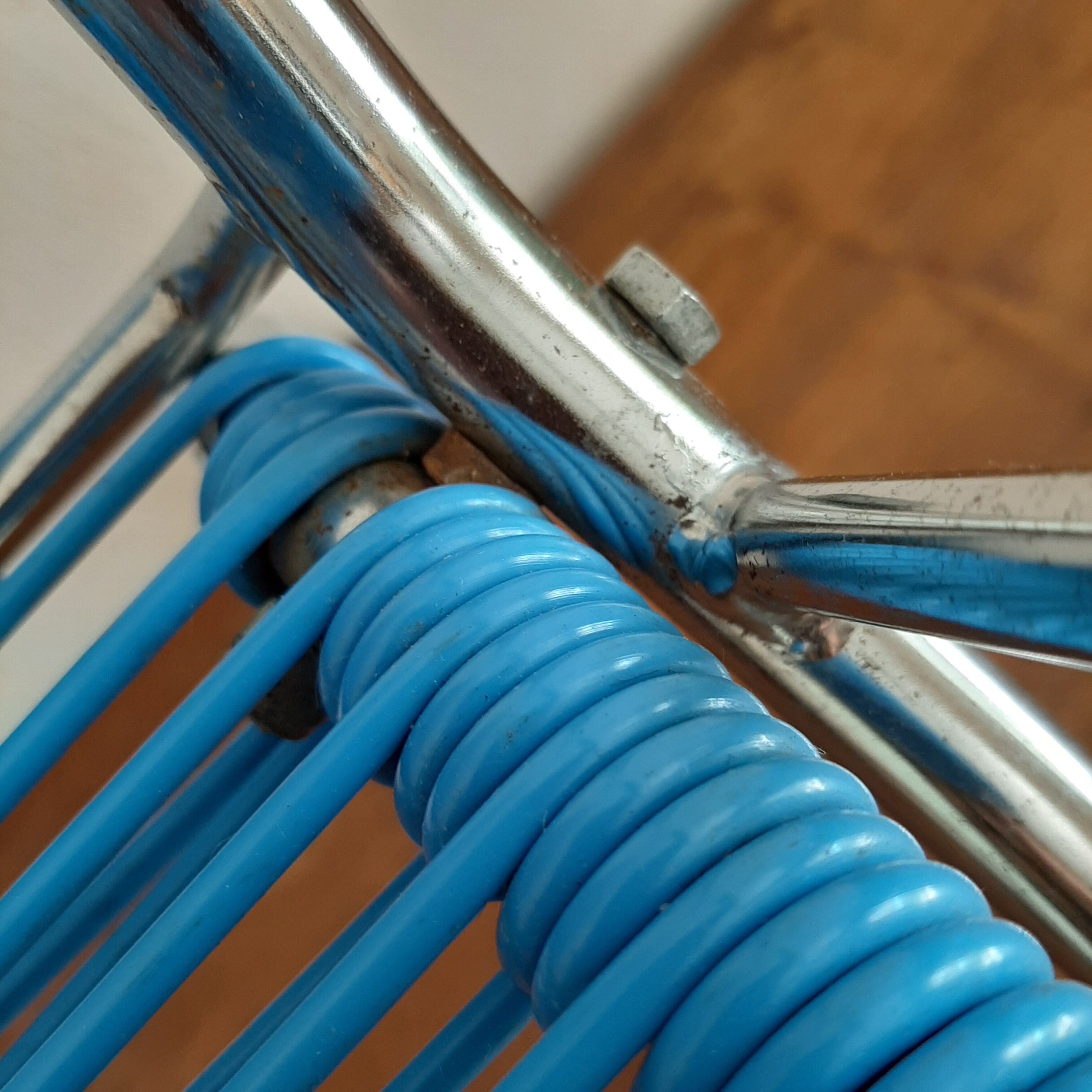 Scoubidou children's chair