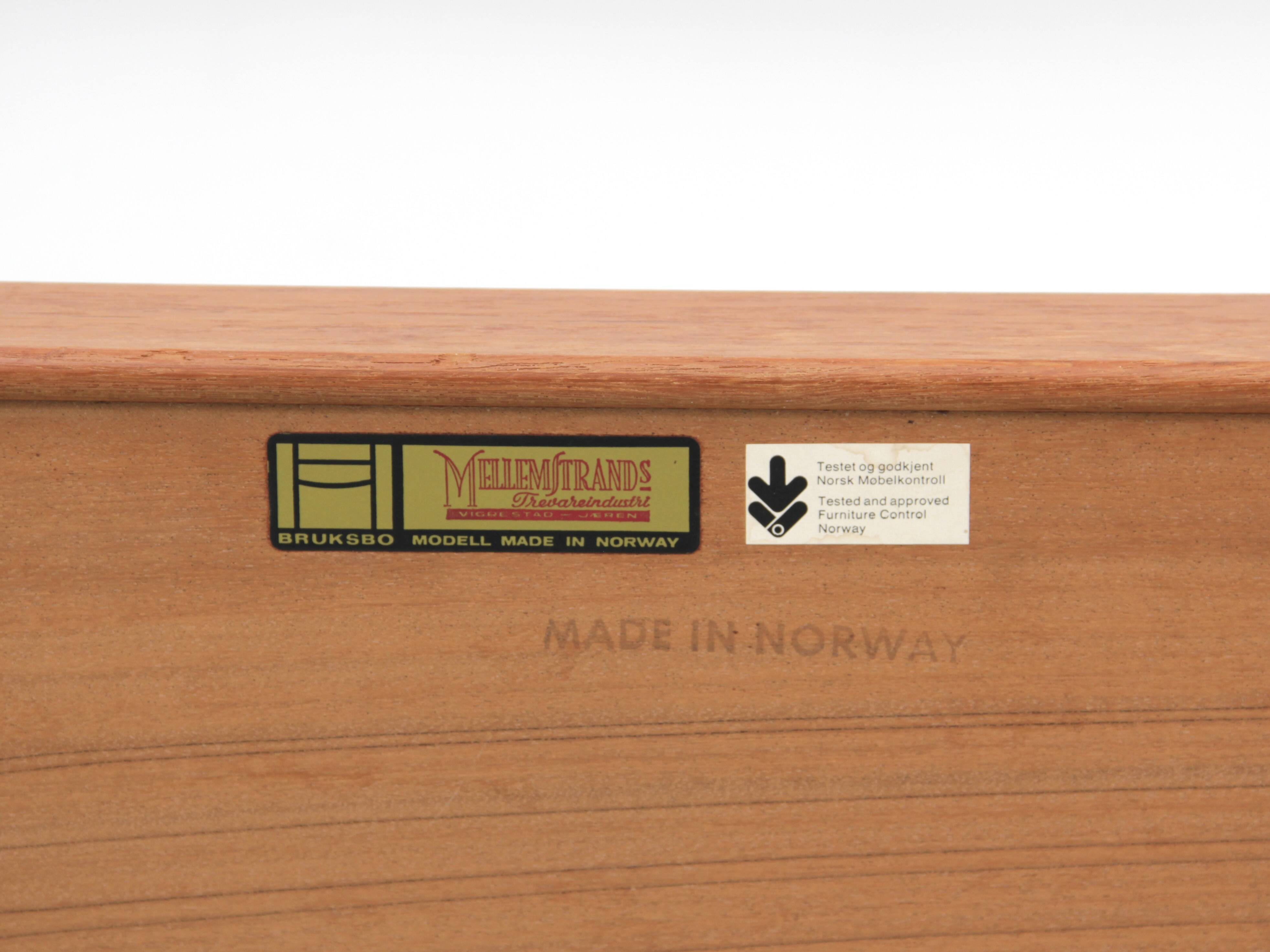 Bruksbo Scandinavian teak bench or coffee table