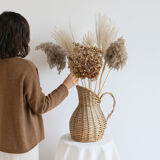 Wicker vase
