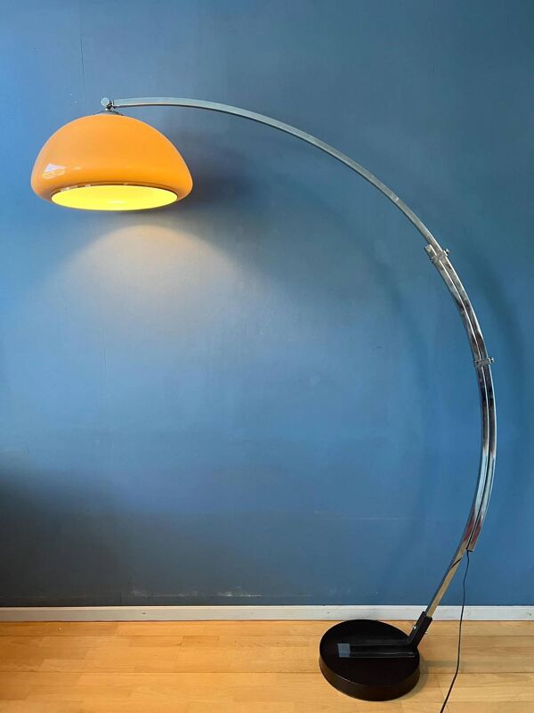 Lampadaire Arc Vintage Space Age Goffredo Reggiani