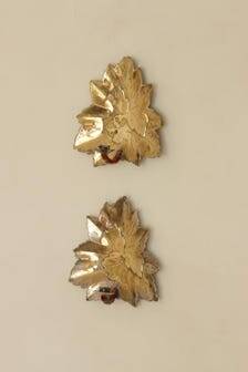 Pair Of Swedish Metal Sconces