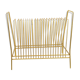 Gold brass vinyl holder