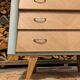 Commode scandinave pieds compas