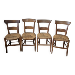 ensemble de 4 chaises - anciennes