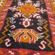 Vintage Moroccan tribal carpet 110x70 cm