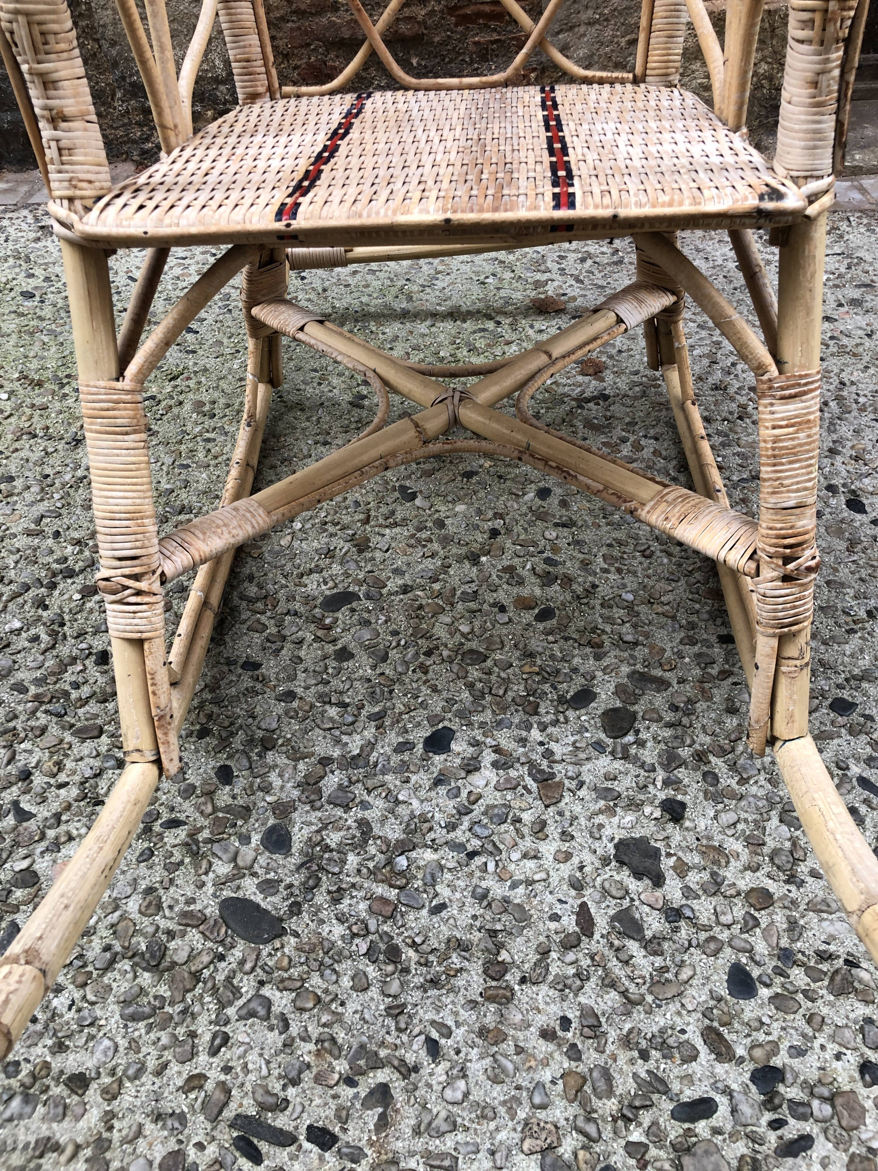 Rattan rocking chair