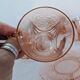Art Deco pink glass coffee service from the 1930s.
