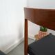 Ensemble design de chaises Lubke en bois de rose 7x