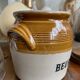 Pot à ustensiles "Beurre" en grès émaillé