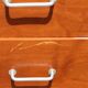 Commode vintage pieds compas