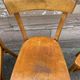 Set of 6 chairs bistrot café baumann bentwood from the 1950s
